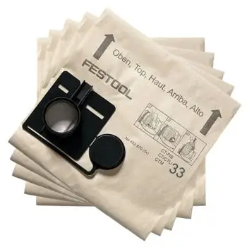 Bolsas filtrantes Festool FIS-CT 33/5 para CT 33 – 5 uds.