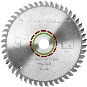 Hoja de sierra Festool HW 160x2,2x20 TF48 LAMINATE/HPL