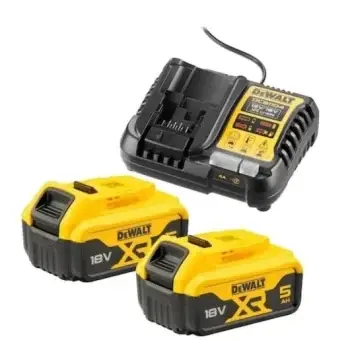 2 baterías 5 Ah y cargador