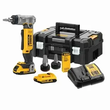 Expandidora de Tubo XR 18V con 2 baterías Li-Ion 2Ah. + cabezales Ø16, 20 y 25 mm y maletín TST
