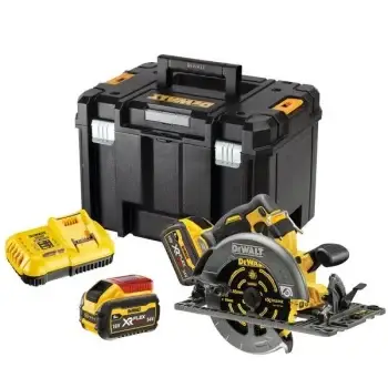 Sierra Circular XR FLEXVOLT 54V 2 baterias 54V/18V Li-Ion 6Ah Ø190mm y 61mm prof. c/maletin TSTAK VI