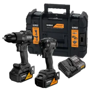 TALADRO PERCUTOR MCLAREN 2 BATERIAS 4Ah, CARGADOR Y MALETIN TSTAK