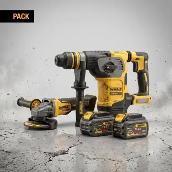 Lote FLEXVOLT Demolición: martillo SDS-Max + amoladora 125mm 54V